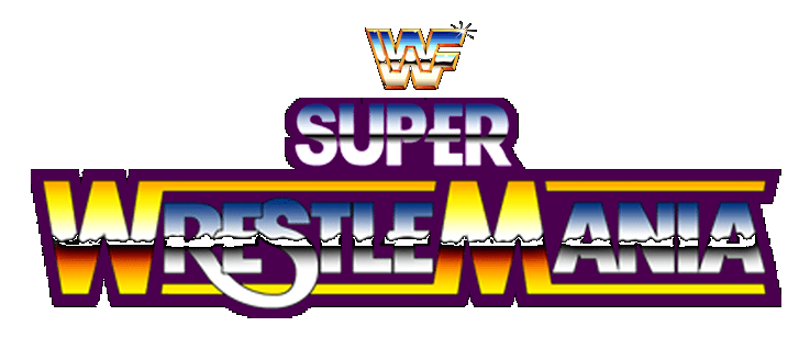 WWF Super Wrestlemania logo for Super Nintendo